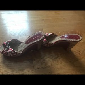 Marc by Marc Jacobs red slide sandals size 39